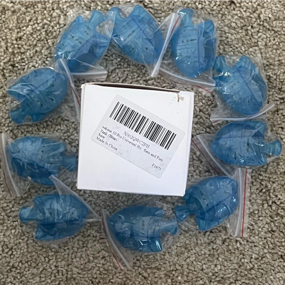 10PC Cleaner Fish for Universal Humidifier Tank & Fish Tanks, Purifies WaterBlue